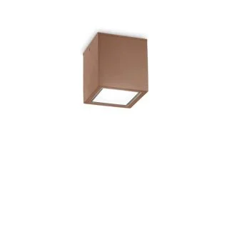 IDEAL LUX 251592 TECHO PL1 SMALL COFFEE LAMPA SUFITOWA brązowy