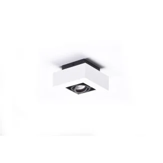 AZZARDO AZ4430 NIKEA 1 GU10 WH/BK TECHNICAL EXPOSED DOWNLIGHT WHITE / BLACK