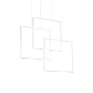 IDEAL LUX 253596 FRAME SP QUADRATO BIANCO LAMPA WISZĄCA biały