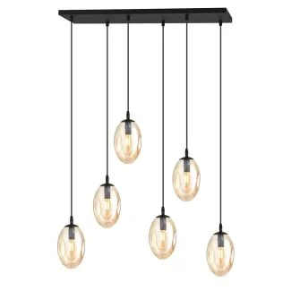 EMIBIG 1267/6 LAMPA SUFITOWA ASTRAL 6 BL MIODOWY