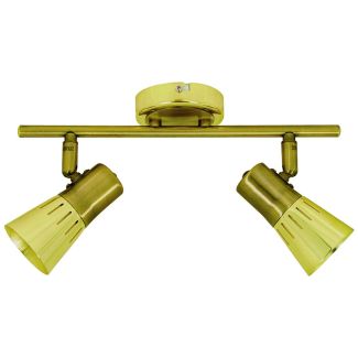 CANDELLUX 92-84487 ARENA LISTWA 2*40W R50 E14 ZŁOTO PATYNA