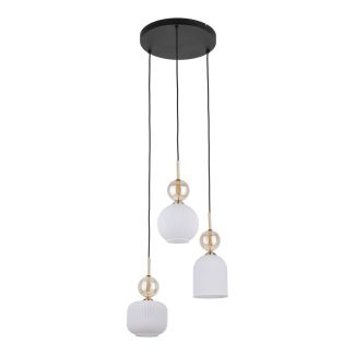 TK-LIGHTING 11592 SOPHIA COGNACWHITE LAMPA WISZACA 3XE14
