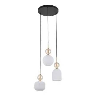 TK-LIGHTING 11592 SOPHIA COGNACWHITE LAMPA WISZACA 3XE14