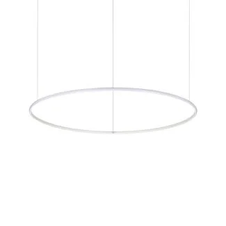 IDEAL LUX 258751 HULAHOOP SP D100 LAMPA WISZĄCA biały