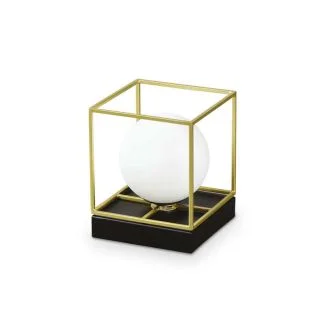 IDEAL LUX 259222 LINGOTTO TL1 SMALL OTTONE LAMPA STOŁOWA mosiądz