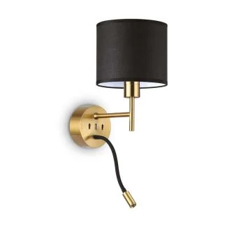 IDEAL LUX 259857 SET UP MAP2 OTTONE KINKIET mosiądz