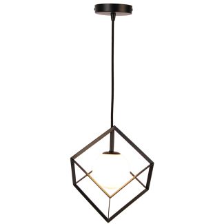 CANDELLUX 50101045 LAMPA WISZĄCA WEERT 1 CZARNY ZŁOTY 115x15x15
