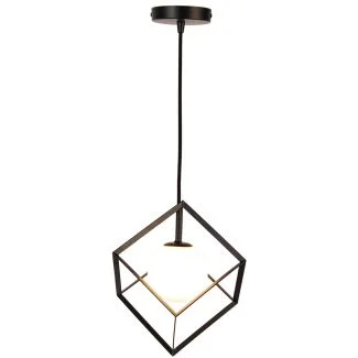 CANDELLUX 50101045 LAMPA WISZĄCA WEERT 1 CZARNY ZŁOTY 115x15x15