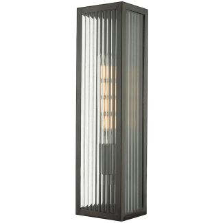 DAR KEE5063 KEEGAN 1LT W/LT RUBBED BRONZE LARGE IP44