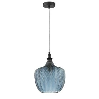 Luces Exclusivas BURGOS LE41917 LAMPA WISZĄCA niebieski