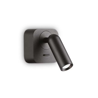 IDEAL LUX 260655 BEAN AP SQUARE NERO KINKIET czarny
