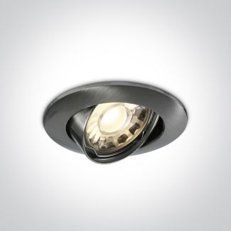 ONE LIGHT 11105GU/MC Matikoloni wpust z oprawką GU10 MR16 matowy chrom