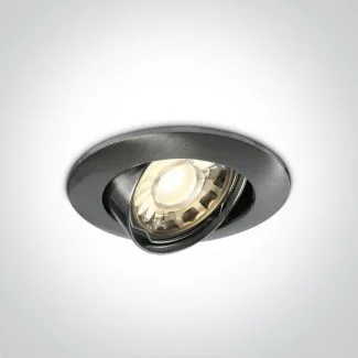 ONE LIGHT 11105GU/MC Matikoloni wpust z oprawką GU10 MR16 matowy chrom