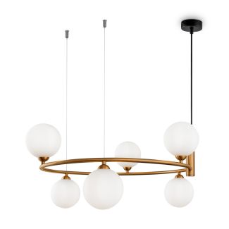 WYPRZEDAŻ MAYTONI MOD013PL-06BS Modern Ring Pendant Lamp Brass