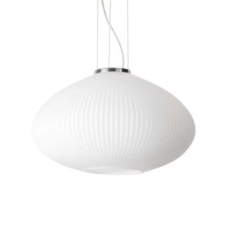 IDEAL LUX 264523 PLISSE' SP1 D45 CROMO LAMPA WISZĄCA chrom