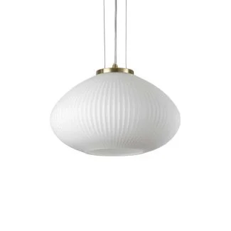 IDEAL LUX 264547 PLISSE' SP1 D35 OTTONE LAMPA WISZĄCA mosiądz