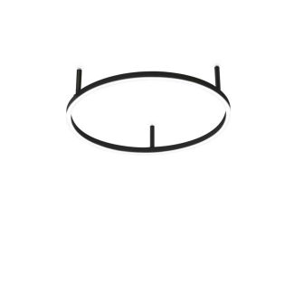 IDEAL LUX 265988 ORACLE SLIM PL D050 ROUND 3000K ON-OFF BK LAMPA SUFITOWA czarny