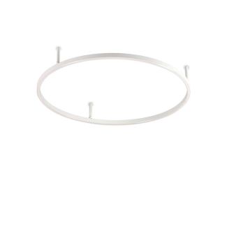 IDEAL LUX 265995 ORACLE SLIM PL D070 ROUND 3000K ON-OFF WH LAMPA SUFITOWA biały