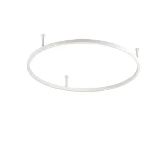 IDEAL LUX 265995 ORACLE SLIM PL D070 ROUND 3000K ON-OFF WH LAMPA SUFITOWA biały