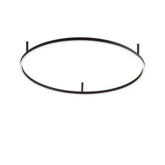 IDEAL LUX 266022 ORACLE SLIM PL D090 ROUND 3000K ON-OFF BK LAMPA SUFITOWA czarny