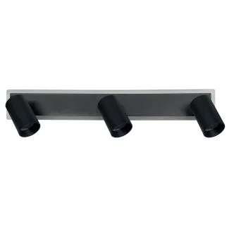 LIGHT PRESTIGE Spot Parma 3 3xGU10 + 1xLED CCT czarny LP-0612/3WS BK