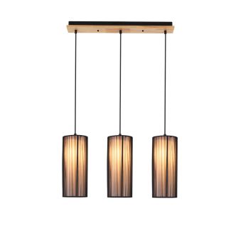 CANDELLUX 50103219 LAMPA WISZĄCA KIOTO 3 CZARNY 120x12x60