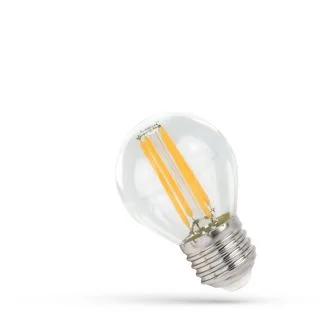 SPECTRUMLED WOJ+14397 ŻARÓWKA LED KULKA E-27 230V 6W COG NW CLEAR