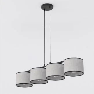 EMIBIG 1656/4 ECO 4 BL GRAY LAMPA WISZĄCA