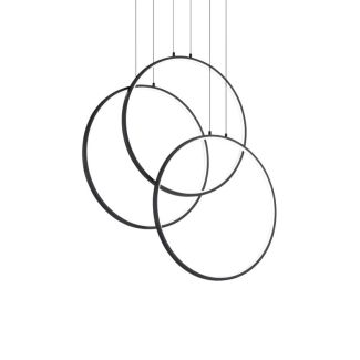 IDEAL LUX 269337 FRAME SP CERCHIO NERO LAMPA WISZĄCA czarny