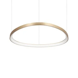 IDEAL LUX 269849 GEMINI SP D081 ON-OFF OTTONE LAMPA WISZĄCA mosiądz