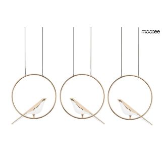 MOOSEE MSE010100295 MOOSEE lampa wisząca BIRD LINE złota