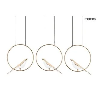MOOSEE MSE010100295 MOOSEE lampa wisząca BIRD LINE złota