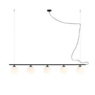 ALDEX 1006F1 LAMPA WISZĄCĄ BERYL GLASS 5 KOLOR CZARNY