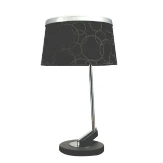 CANDELLUX 41-45310 IMPRESJA LAMPA 1*60W E27 CZARNA CHROM