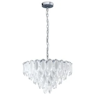 EGLO 39722 LAMPA CARVARIO OPRAWA WISZĄCA HL/10 E14 CHROM SAT/KLAR CARVARIO