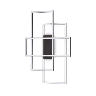 IDEAL LUX 270661 FRAME PL RETTANGOLO NERO LAMPA SUFITOWA czarny