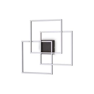 IDEAL LUX 270678 FRAME PL QUADRATO NERO LAMPA SUFITOWA czarny