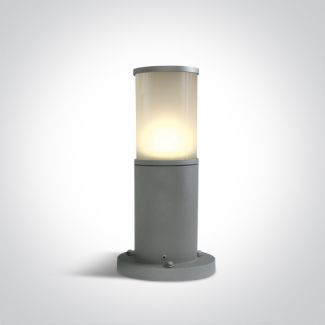 ONE LIGHT 67100/G Lauria 2 szara lampa ogrodowa 20W E27 IP54