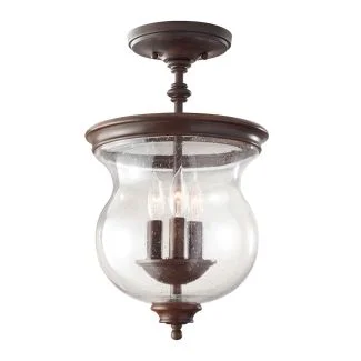 ELSTEAD Pickering Lane FE-PICKERING-LANE-SF 3 Light Semi-Flush