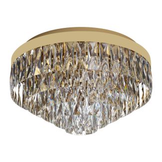 EGLO 39457 LAMPA VALPARAISO OPRAWA SUFITOWA DL/8 GOLD-OPTIK/KRISTALLE VALPARAISO