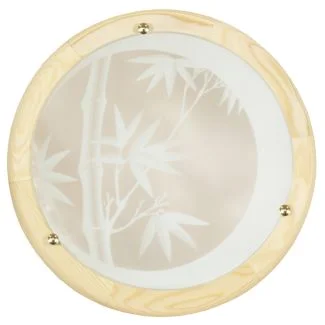 CANDELLUX 14-06653 BAMBOO PLAFON 40 DREWNO STANDARD 2X60 W E27 SOSNA