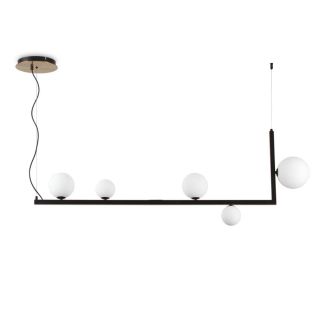 IDEAL LUX 273648 BIRDS SP5 LAMPA WISZĄCA czarny