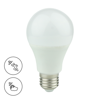 MILAGRO EK8046 Żarówka LED 9W A60 E27 3000K Zmierzchowo-Ruchowa