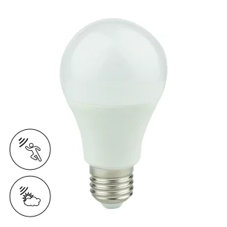 MILAGRO EK8046 Żarówka LED 9W A60 E27 3000K Zmierzchowo-Ruchowa