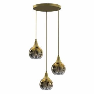 MILAGRO MLP8403 LAMPA WISZĄCA MONTE GOLD 3XE27