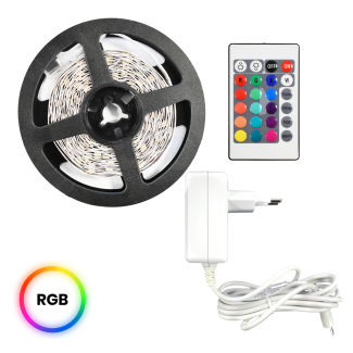 MILAGRO EKZ0447 Zestaw Led RGB 5m IP54 Sterownik + Pilot