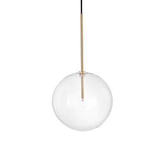 IDEAL LUX 277394 EQUINOXE SP1 D25 OTTONE LAMPA WISZĄCA mosiądz