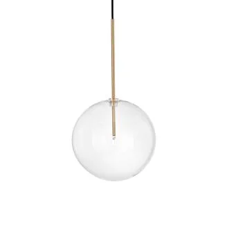 IDEAL LUX 277394 EQUINOXE SP1 D25 OTTONE LAMPA WISZĄCA mosiądz