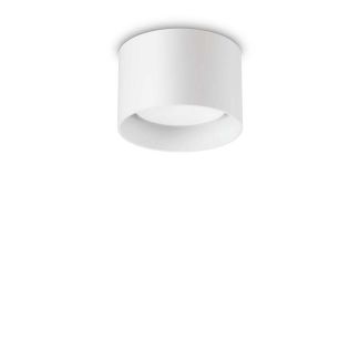 IDEAL LUX 277417 SPIKE PL1 ROUND BIANCO LAMPA SUFITOWA biały