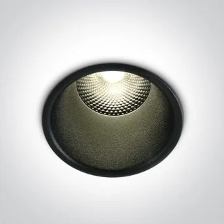 ONE LIGHT 10110FD/B/W Alektora czarny wpust COB LED 3000K 10W